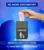 dispose pouches with lubricated condom