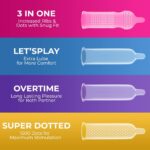 Ribbed Dotted Extra Time Lubricated