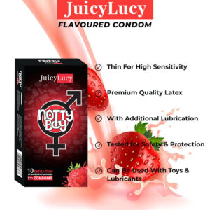 features of strawberry flavor condom