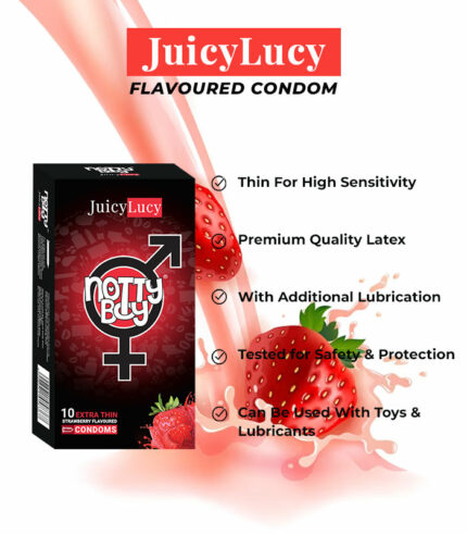 features of strawberry flavor condom