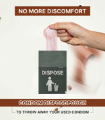 chocolate flavor condom with dispose pouches