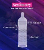benefits of ribbed and dotted 3 in 1 condom
