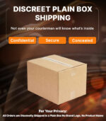 dotted condom with discreet packaging