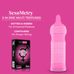 Multi Textured Condom Ribbed | Dotted | Contour