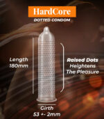 features of extra dotted condom