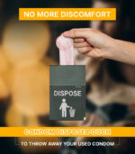 1500 dots condom with dispose pouches