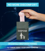 super slim condom with dispose pouches