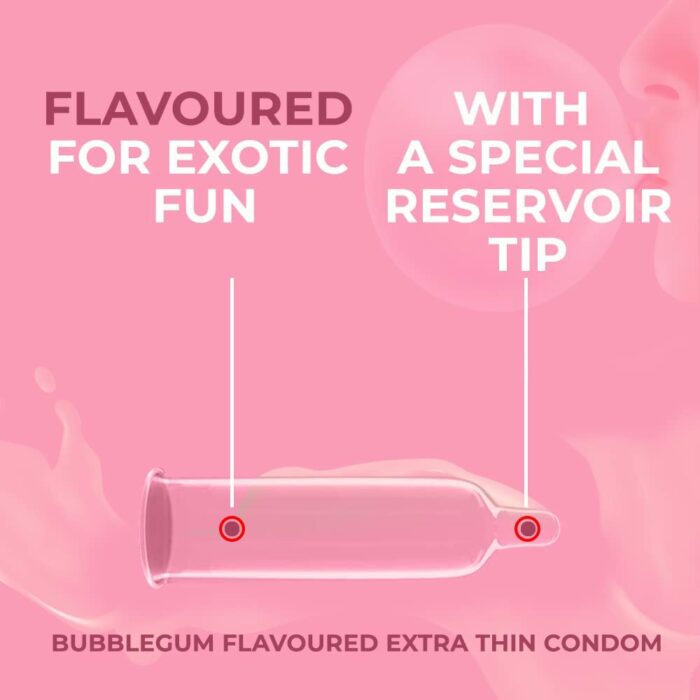 Bubblegum Flavor condom