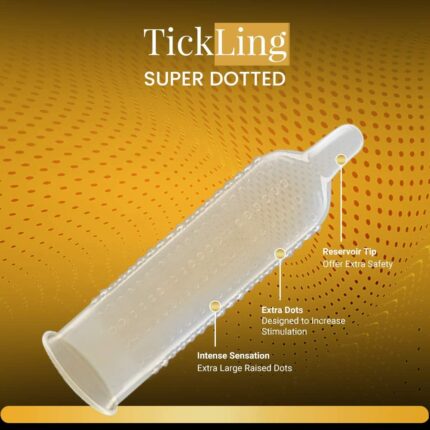 NottyBoy Tickling Super Dotted Condoms - 3 Count