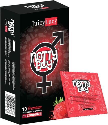 Strawberry Flavor Condom - 30 Count