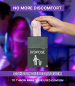 delay condom with dispose pouches