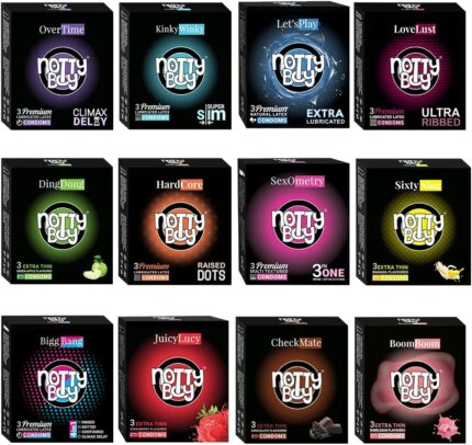 Assorted Mixed Non Flavor Condoms Pack