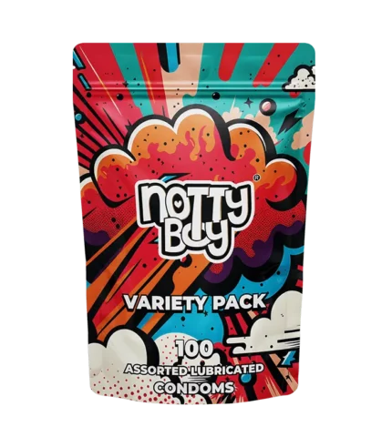 NottyBoy Condoms 100 Pack Variety Combo