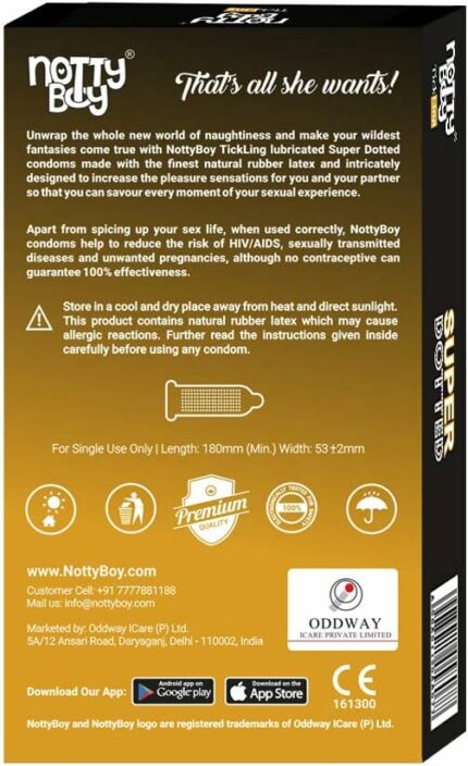 1000 Condoms Pack Bulk - (Super Dotted)
