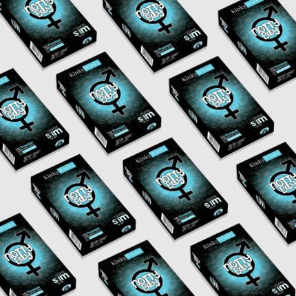 NottyBoy 1000 Condoms Pack Bulk (Latex Male Condom) (Super Slim)